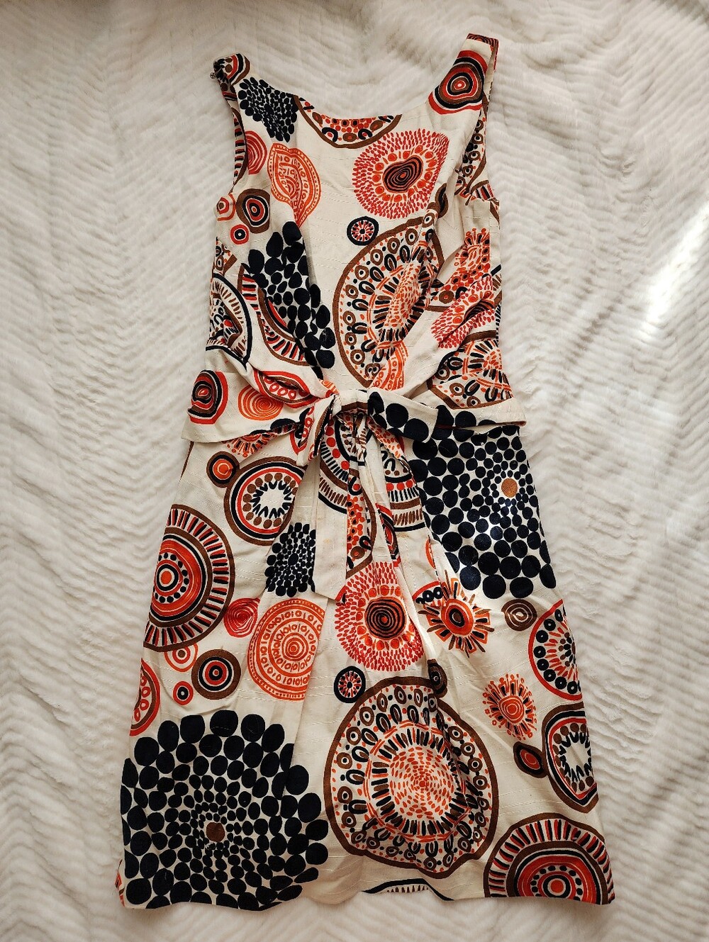Kate Spade Orange Patterned Dress
